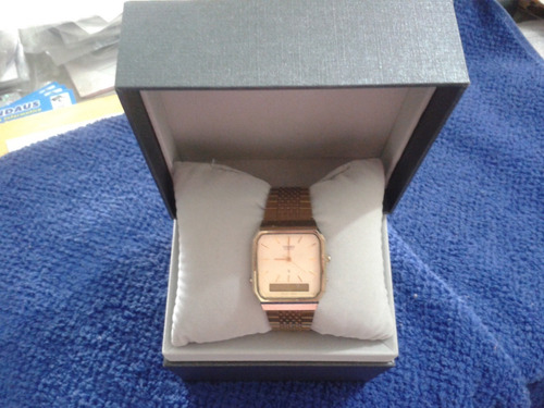 Relógio Social Casio Dourado # Muito Novo # Raridade