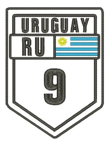 Patch Bordado Uruguay Ru 9 (moto, Viagem,turismo)