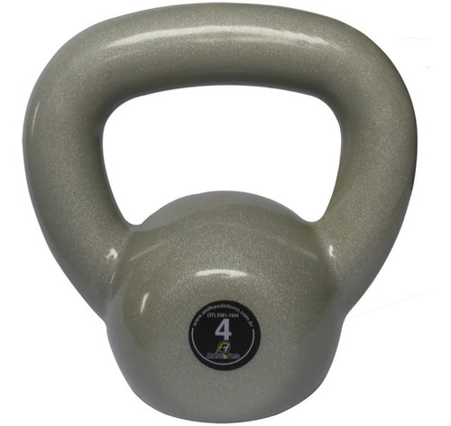 Kettlebell Emborrachado Treinamento Funcional Fitness 4,0 Kg