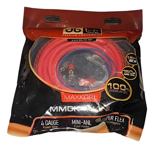 Kit De Cables Db Drive 100% Cobre Calibre 0 Mmck0anl 15ft Rc