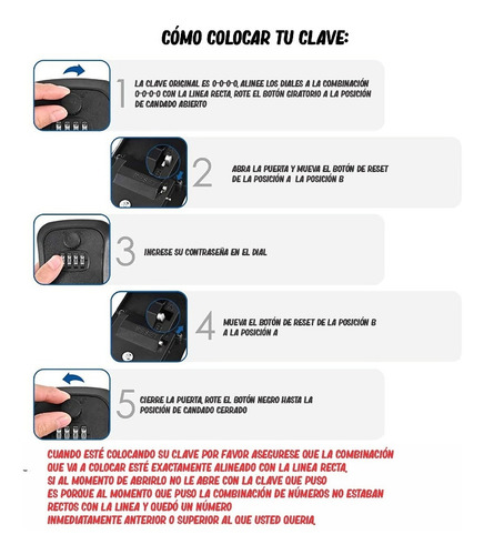 Porta Llaves De Pared Tipo Caja Fuerte De Seguridad