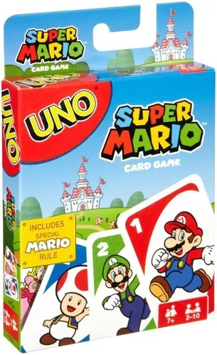 Mattel Games - UNO Super Mario - Jogo de Cartas, Super Mario