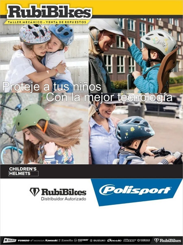 Casco De Bicicleta Para Niños Polisport Popstar 48 A 52 Cm