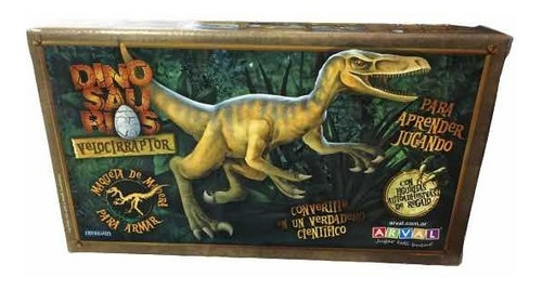 Dinosaurio Para Armar Velocirraptor Con Maqueta | MercadoLibre