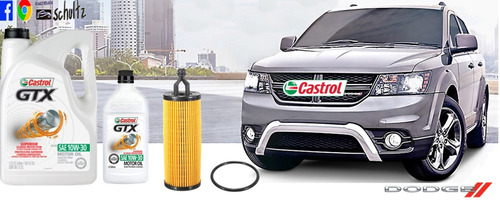 Kit Cambio De Aceite Castrol Dodge Journey V6 3.6