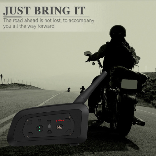 Intercomunicador Bluetooth For Casco De Moto Ejeas V6 Pro 1
