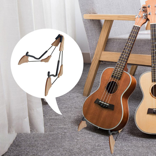 Soporte De Guitarra Plegable Universal Ajustable Y Ligero,