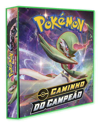 Álbum Pasta Fichário Pokemon Caminho Do Campeão Capa Dura