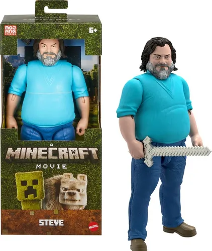 Mattel Minecraft Movie Figura De Acción Steve