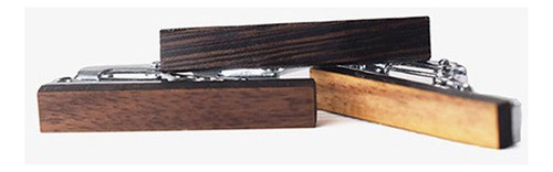 Modern Wood Tie Clip In Stylish Copper Design