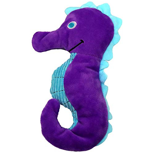 Tender-tuffs Seahorse Dog Crinkle Toy - Juguete De Peluche P