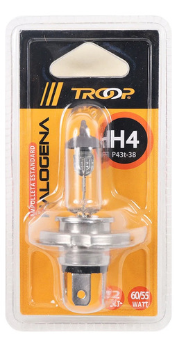 Ampolleta H4 12v 60/55w Pack 10 Unidades / Envío Gratis.