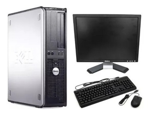Imagem 1 de 1 de Cpu Dell Core 2 Duo - 4gb - Hd 1tb + Wi-fi/ Win7 Monitor 17