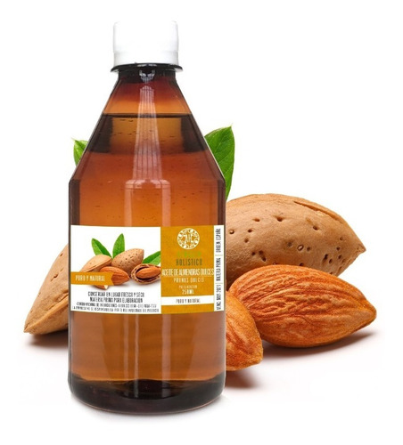 Aceite De Almendras Dulces 100% Puro Y Natural España 250 Ml