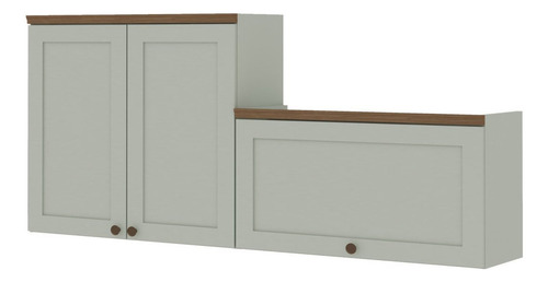 Kit De Armários Aéreos Para Área De Serviço 100% Mdf Wt