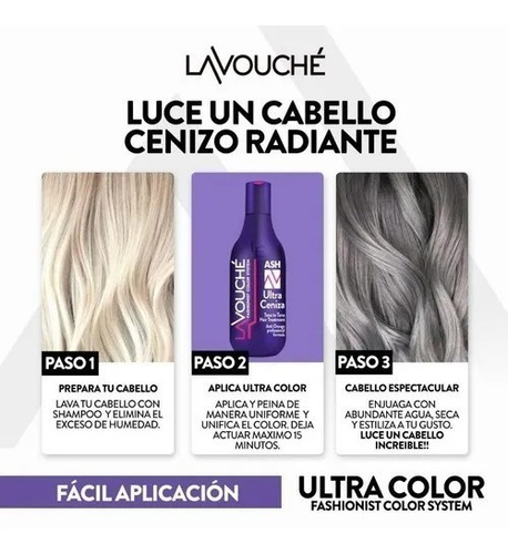 Tratamiento Matizante Cremoso Lavouche Color Ultra Ceniza