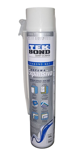 Espuma De Poliuretano Expansiva Tekbond 750ml Profesional