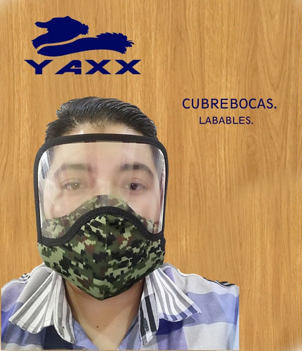 Yaxx Cubrebocas Con Careta