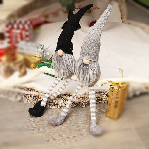 Nuevo Adornos Navideños, Muñeco De Peluche De Pie, Paquete