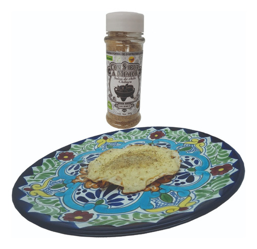 Salsa Chile Chilaca Deshidratada En Polvo De 60g, 100% Nat