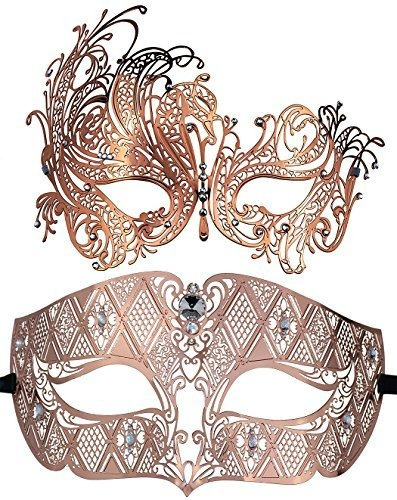 Coddsmz 2 Pack Set Masks Masquerade Ball Halloween Costumes 