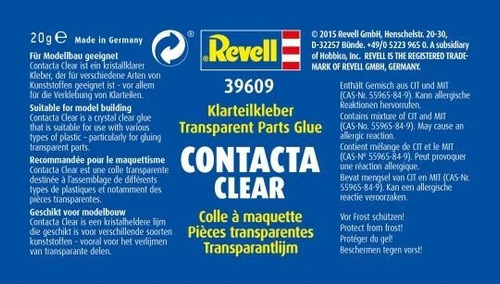Imagen 2 de 3 de Revell Adhesivo Para Transparentes 20g 39609 Rdelhobby Mza