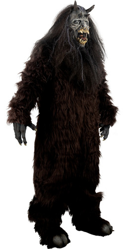 Disfraz Wendigo Monstruo Salvaje Terror Halloween Fiesta Marrón Oscuro Talla Única