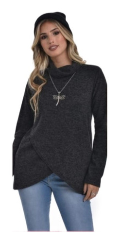 Sweater Mujer Lanilla Rustica. Capa