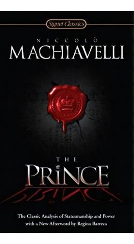 The Prince, De Niccolo Machiavelli. Editorial Penguin Putnam Inc, Tapa Blanda En Inglés