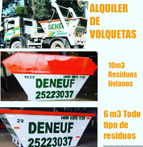 Imagen 2 de 5 de Volquetas Alquiler De Volquetas 2 - 6 Y 10 Hasta En 6 Cuotas