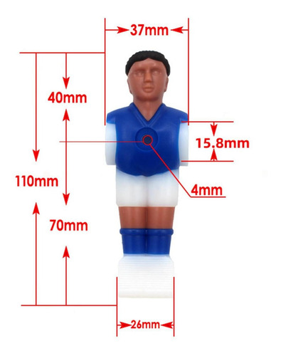 10 Uds. De Futbolín Para Hombres, De Mesa De Fútbol, Mini