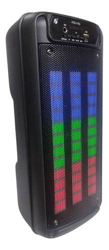 Parlante Bluetooth Kts-1753 10w*2 Luz (fm, Usb, Mp3)