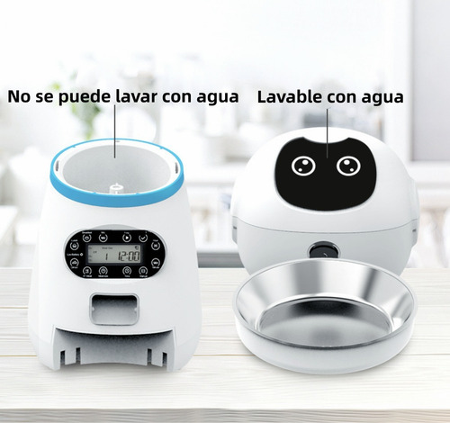 Imagen 9 de 10 de Robot Alimentador Automático Para Mascotas Dispensador