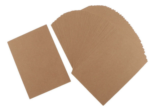 N 500/ 100pcs Lote A5 Papel Kraft Cartón Diy