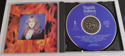 Ingwie Malmsteen Cd Fire & Ice Made In Japan Impecável