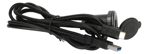 Cable De Montaje Empotrado Usb 3.0 A Hembra Tipo C 3.1 Para