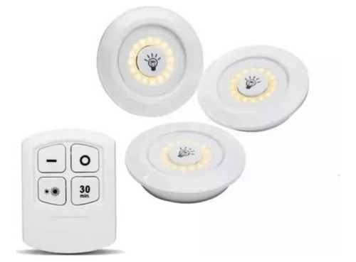 Luces Led X3 Portátil Inalámbricas Adhesivas + Control