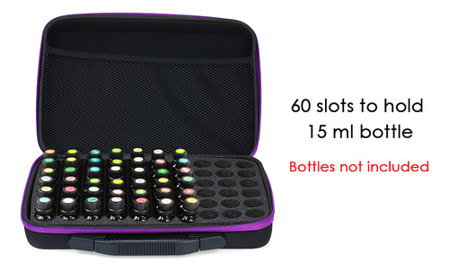 Soporte De Aceite Esencial Eva Con 60 Ranuras Para Botellas