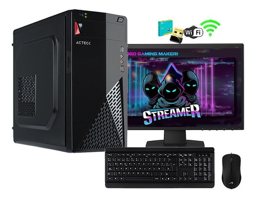 Imagen 1 de 1 de Computadora Pc Barata 120gb Ssd 8gb Ram Wifi Monitor 19.5