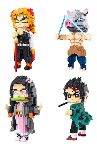 Bloques De Construcción Demon Slayer Nezuko Tanjiro Rengoku