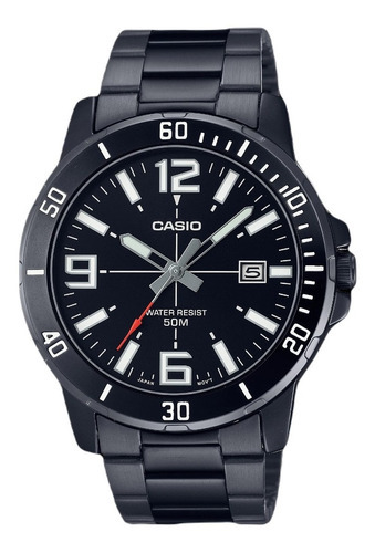 Reloj Casio MTP-VD01B-1BVUDF  Black Acero Hombre 50m Wr Sports