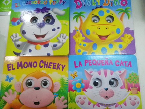 Ojos Móviles - Hojas Duras De Cartón - Libro X1