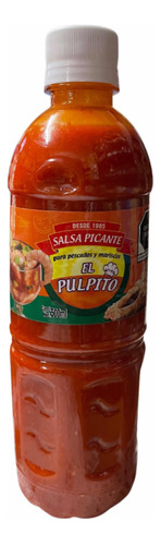 Salsa Roja El Pulpito Pescados Y Mariscos 500 Mil Tampico