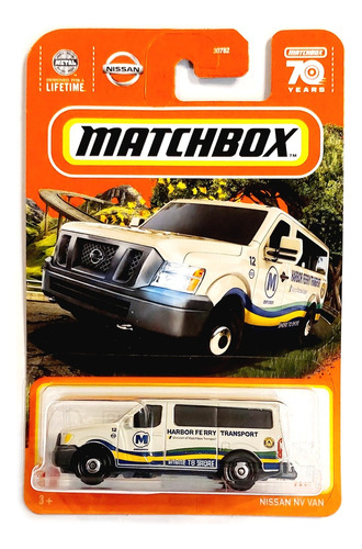 Miniatura Matchbox Nissan Nv Van 71/100 Original Esc. 1:64