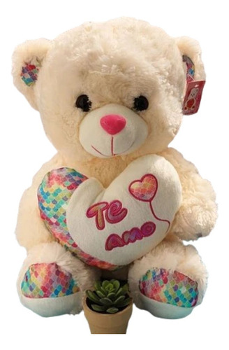 Peluche Oso Corazon Brillante Te Amo Regalo De San Valentin