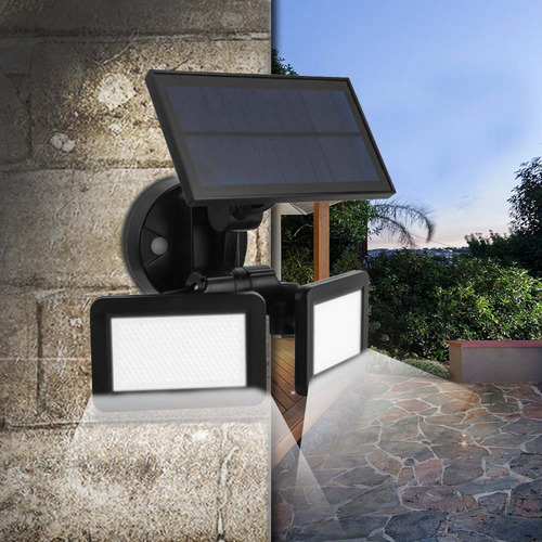 Sensor De Radar De 360 Grados Con Energía Solar De 48 Led Pa