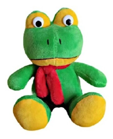 Peluche Rana Verde Tela Suave Envió Gratis