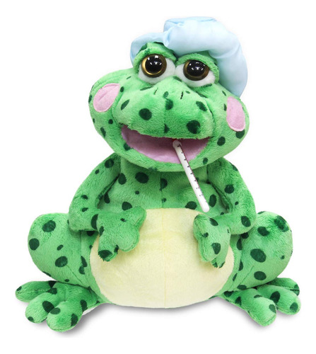 Fiebre Frog 12 Peluche De Canto Animado Alto Con Las Mejilla