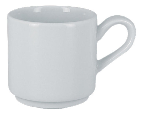 Set De 6 Taza Porcelana Blanco 90cc Acces Rak