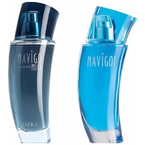 Jafra Navigo Moon Homme De 100 Mil. Set De 2 Originales